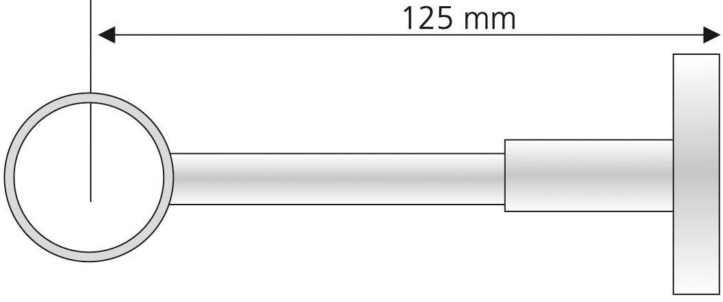 Liedeco Träger für Gardinenstangen Ø 28 mm
