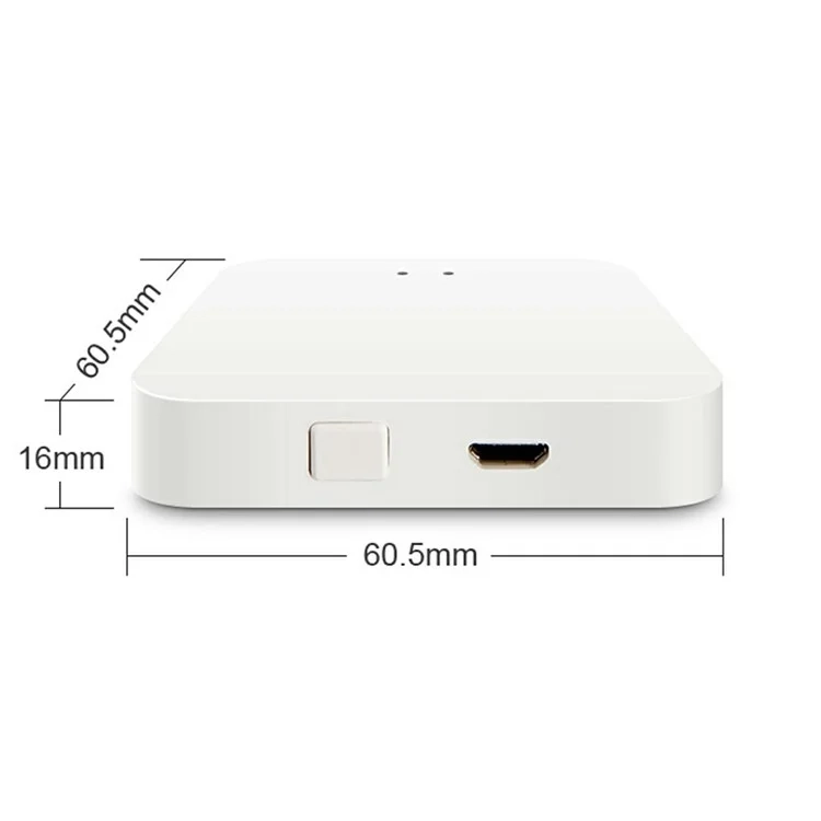 Smart Home Hub 2 mit Bluetooth / WiFi App Control für iOS/Android / Multi-Geräte Gateway / Tuya kompatibel - Weiss