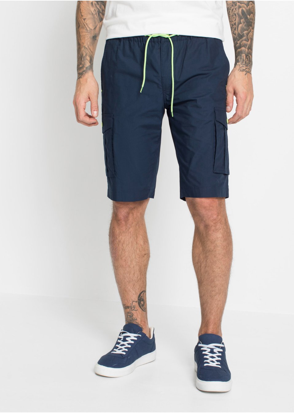 Bermuda cargo paper touch, Regular Fit