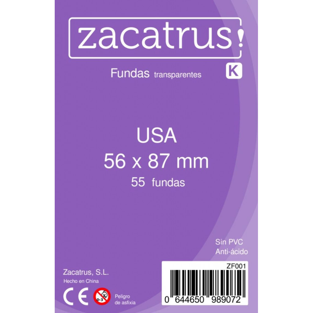 Protège-cartes Zacatrus USA (56 mm X 87 mm)