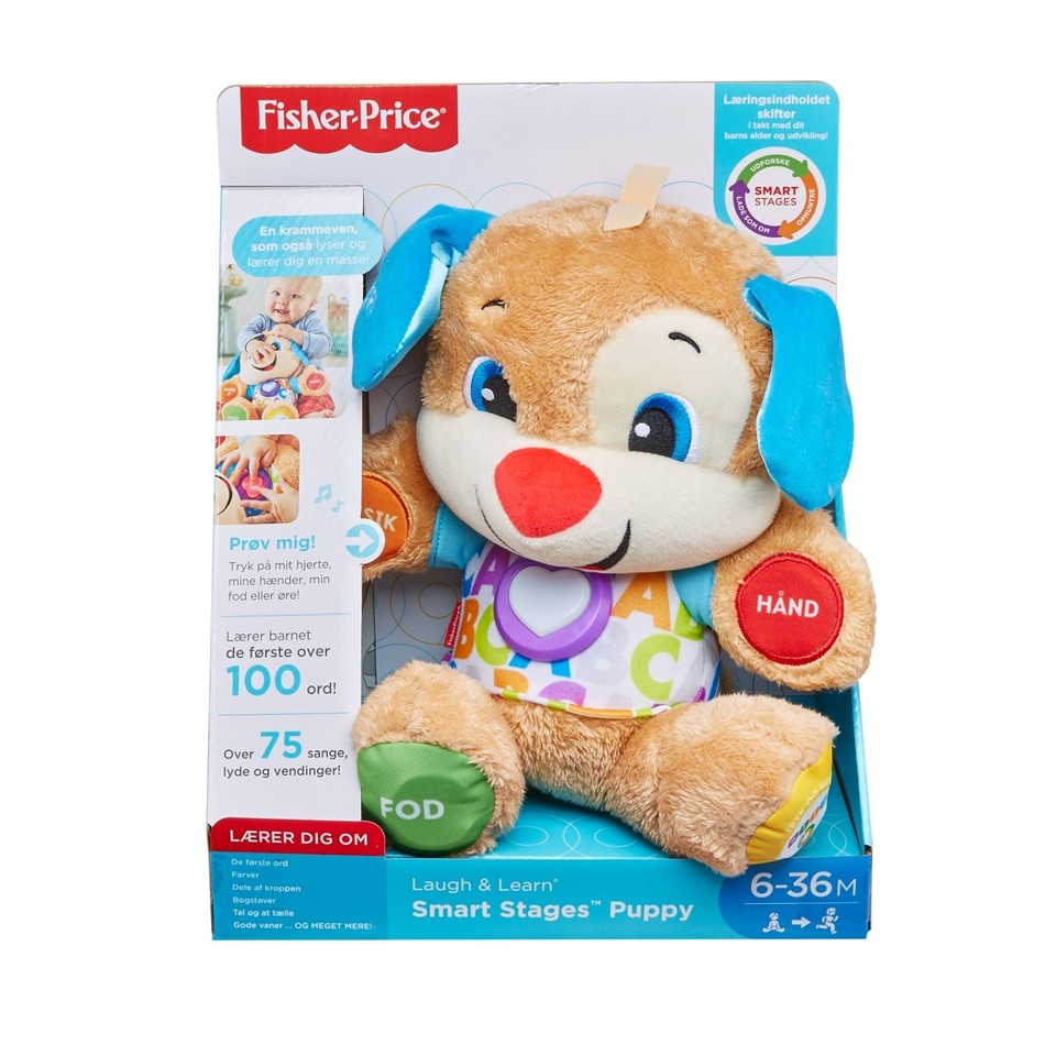 Fisher-Price - Laugh & Learn - Smart Hundehvalp (Dansk)
