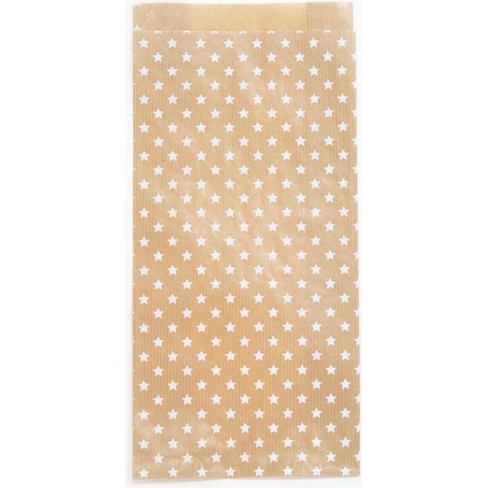 Pochette en papier à fond plat 'Etoiles'