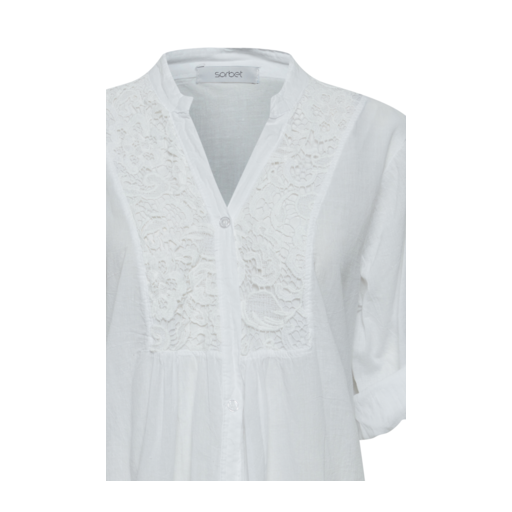 Sorbet Hottie Bluse, Hvid, M