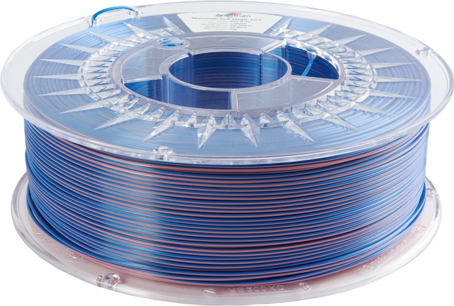 Spectrum  PLA Magic Silk Fire & Ice, 1,75 mm / 1000 g    Seidiges PLA Finish in Fire & Ice