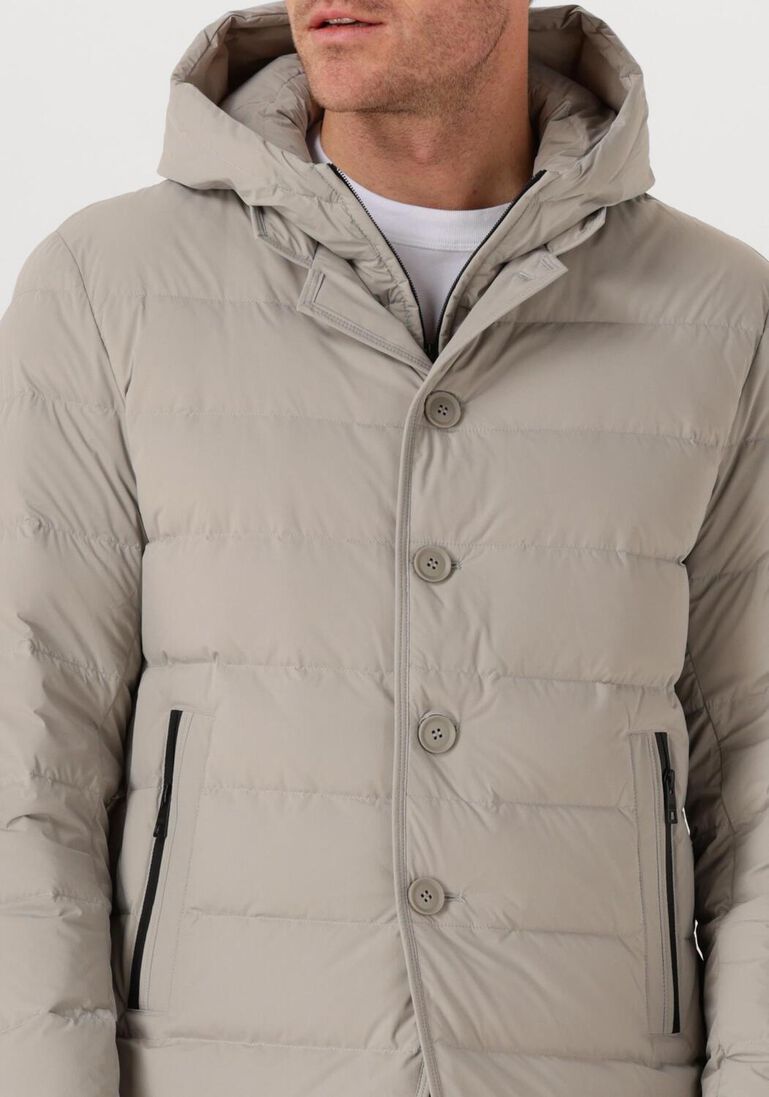 beige duno gewatteerde jas master h licosa 2.0