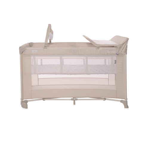 Lit parapluie TORINO 2 hauteurs Beige + accessoires - LORELLI