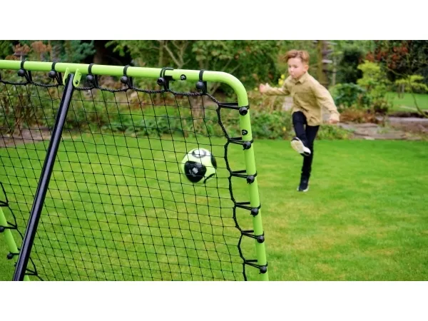 EXIT Tempo multisport rebounder 100x100cm - green/black, Firkant, Multi-station rebounder, Justerbar vinkel, Sort, Grøn