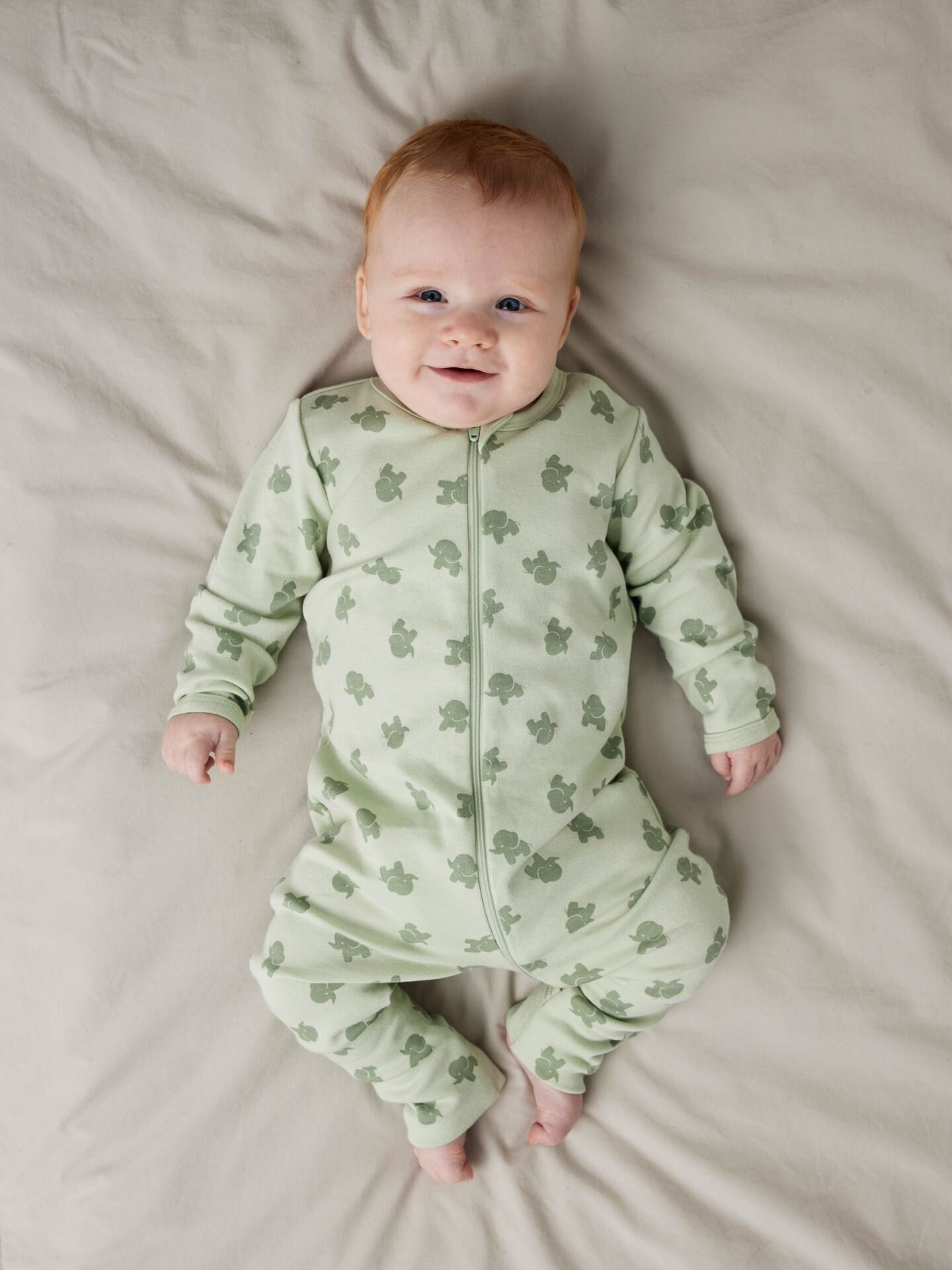 Nightsuit 2 Pack Zip Sea Elephant