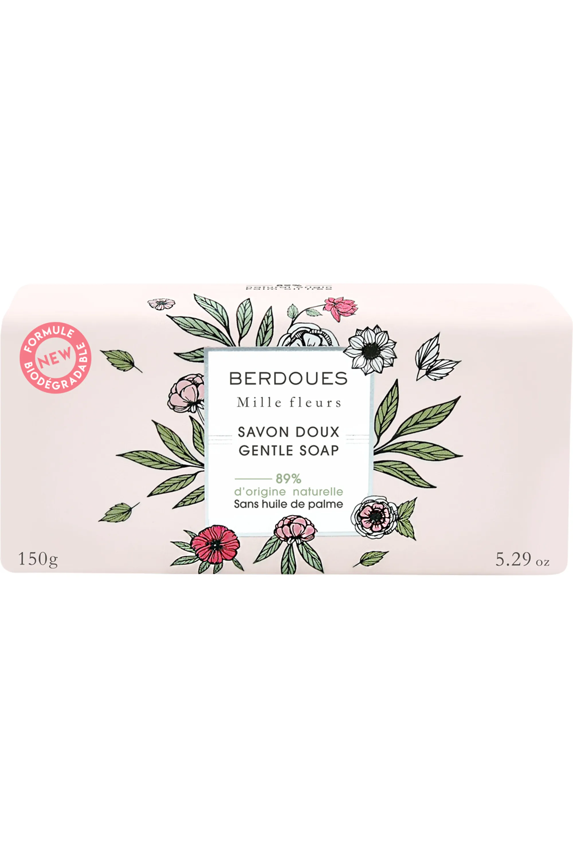 Berdoues Pain de savon Mille Fleurs-150 g