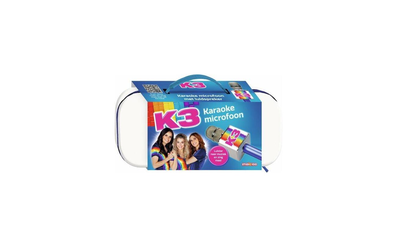 K3 Regenboog Karaokemicrofoon met luidspreker