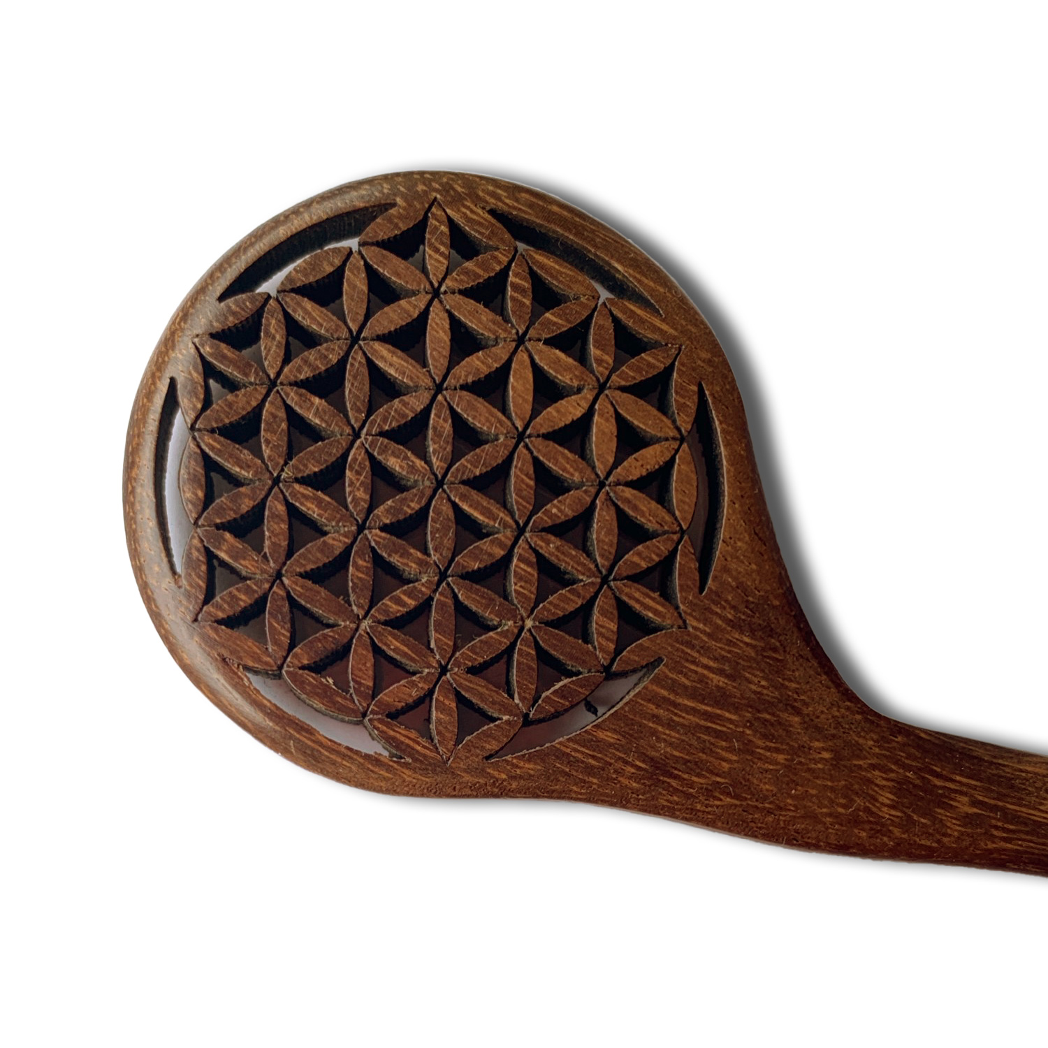 Haarnadel 'Seed of Life' aus Holz, L 17 cm, B 4 cm, H 0,7 cm günstig bestellen