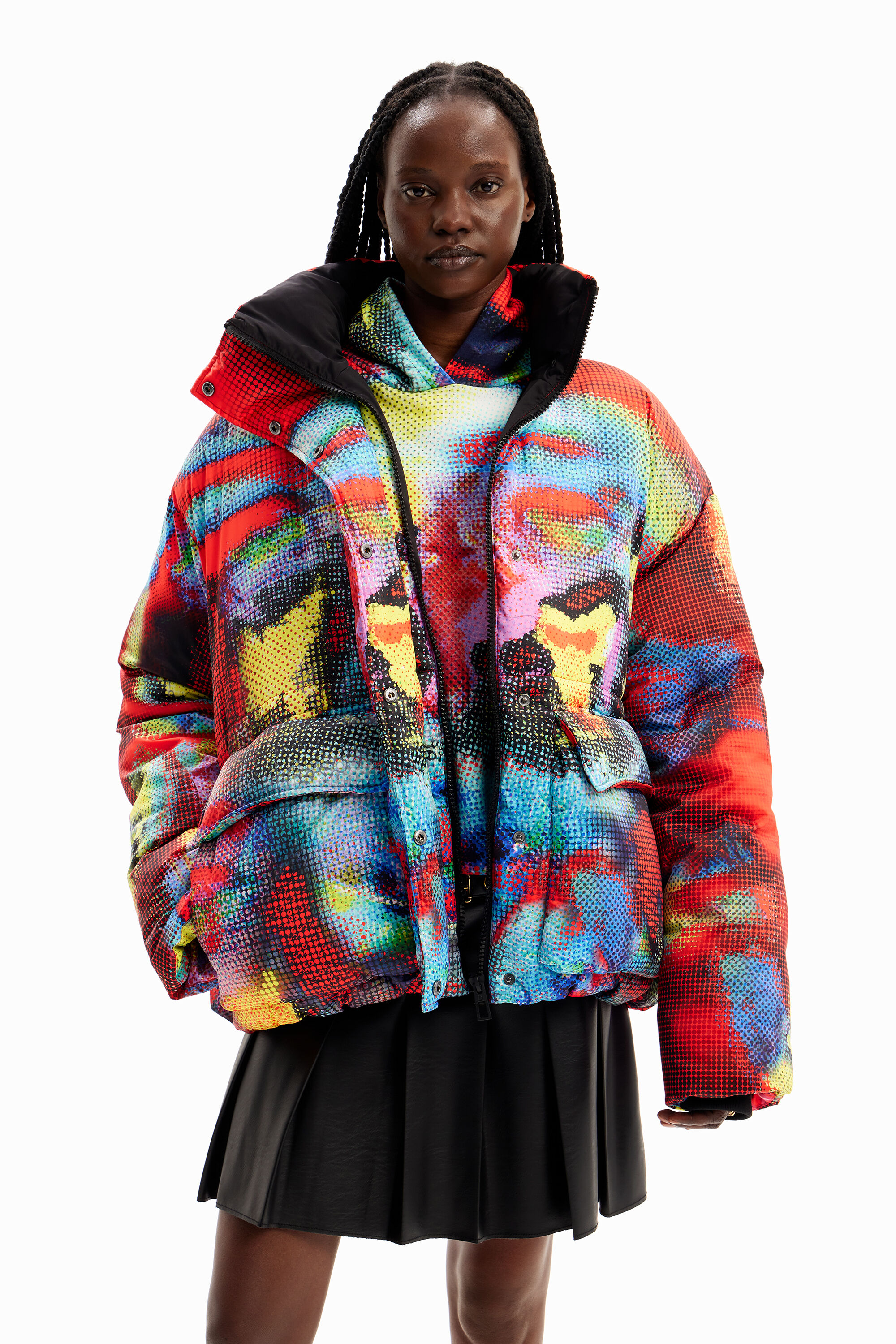 Jaqueta acolchoada oversized María Escoté