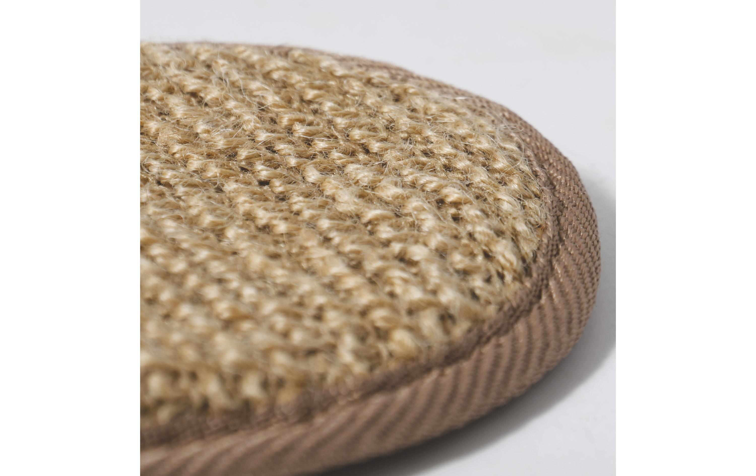 Peelingschwamm aus Jute 19.5 x 13 cm, BraunDuschschwamm