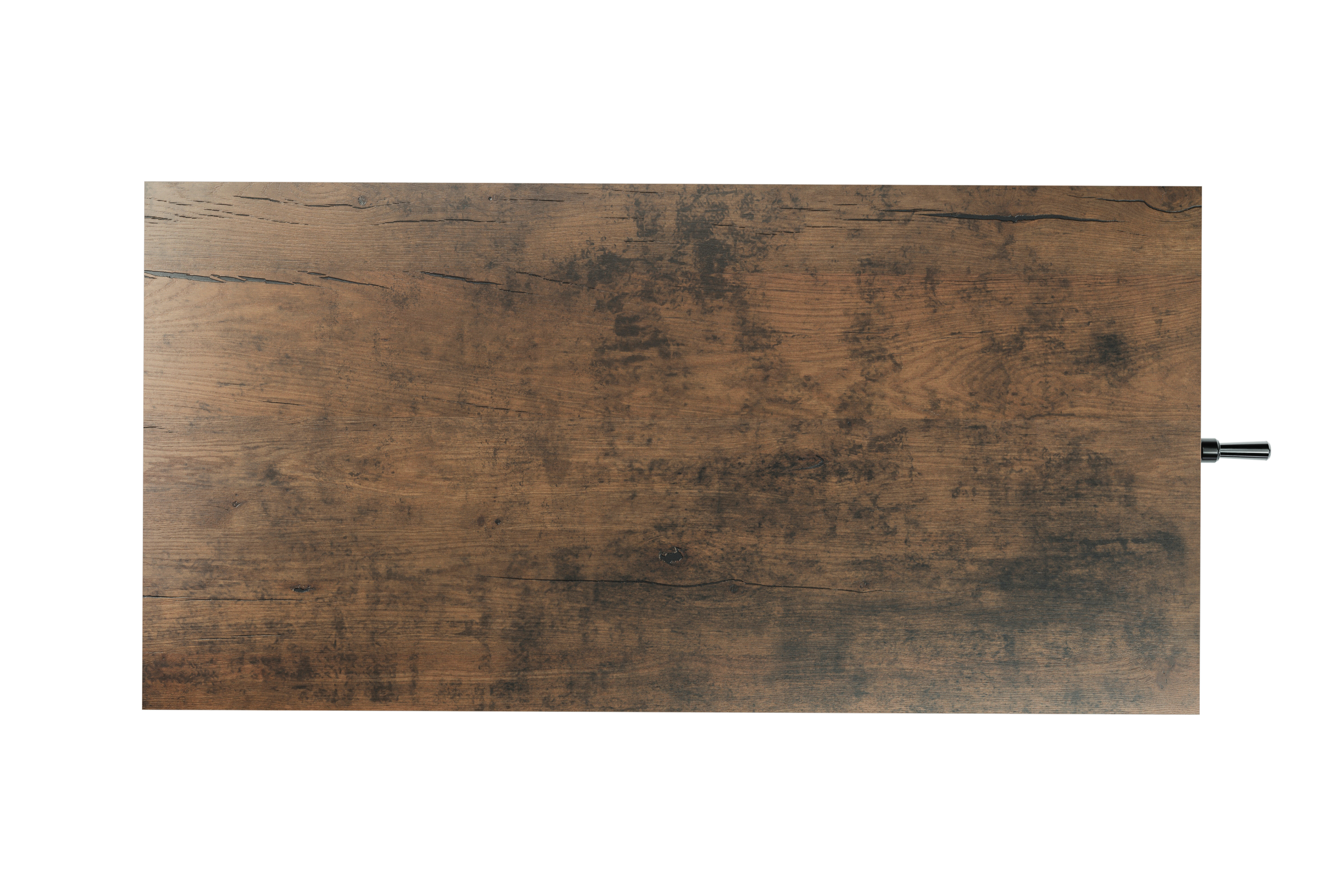 Stehpult manuell höhenverstellbar schwarz/vintage 120 x 60 cm