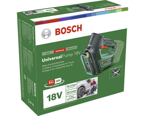 Bosch UniversalPump 18V accu luchtpomp/bandenpomp, zonder accu en lader