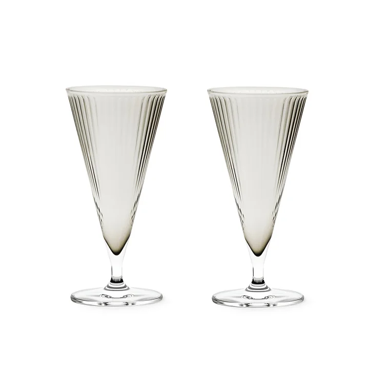 Rosendahl - Grand Cru Nouveau Champagnerglas, 20 cl, smoke (2er-Set)