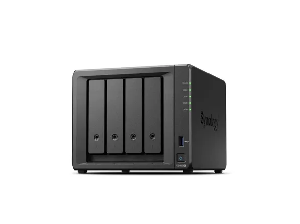 Synology Disk Station DS923  - NAS-server - 4 bays - SATA 6Gb/s / eSATA - RAID 0, 1, JBOD, 5, 6, 10 - RAM 4 GB - Gigabit Ethernet - iSCSI support
