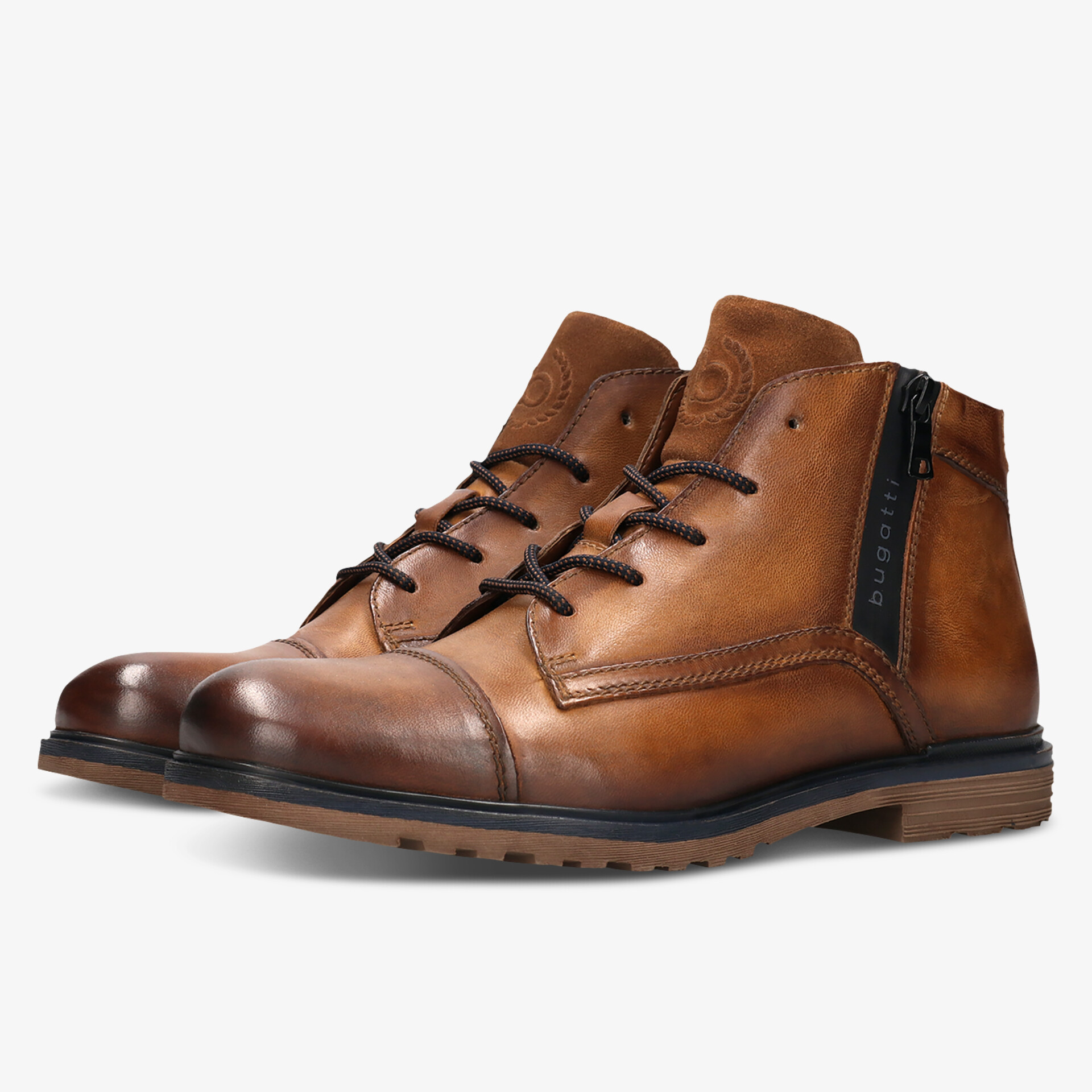 bugatti Herren Winterstiefel cognac