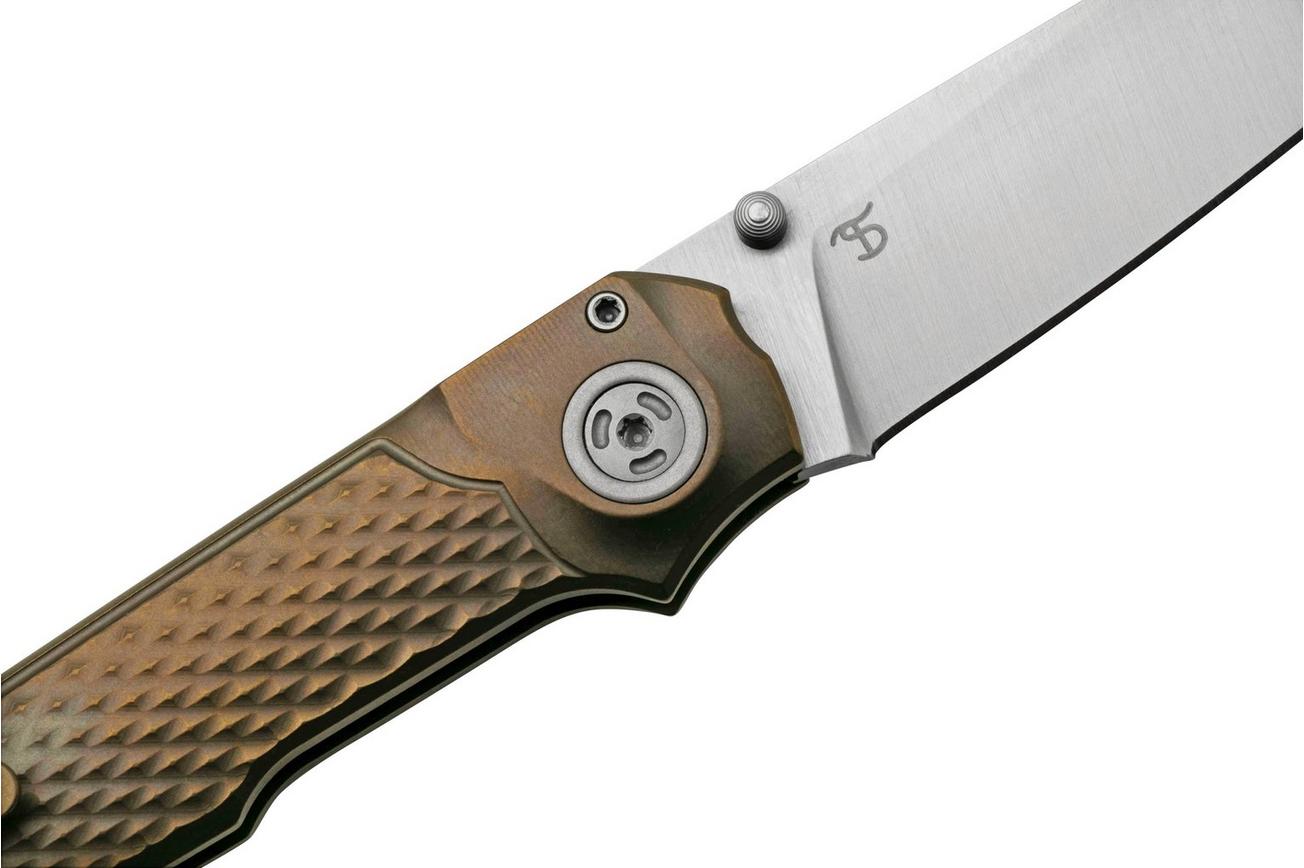 MKM Miura Bronze Titanium, Satin MI-TBR zakmes, Simone Tonolli design