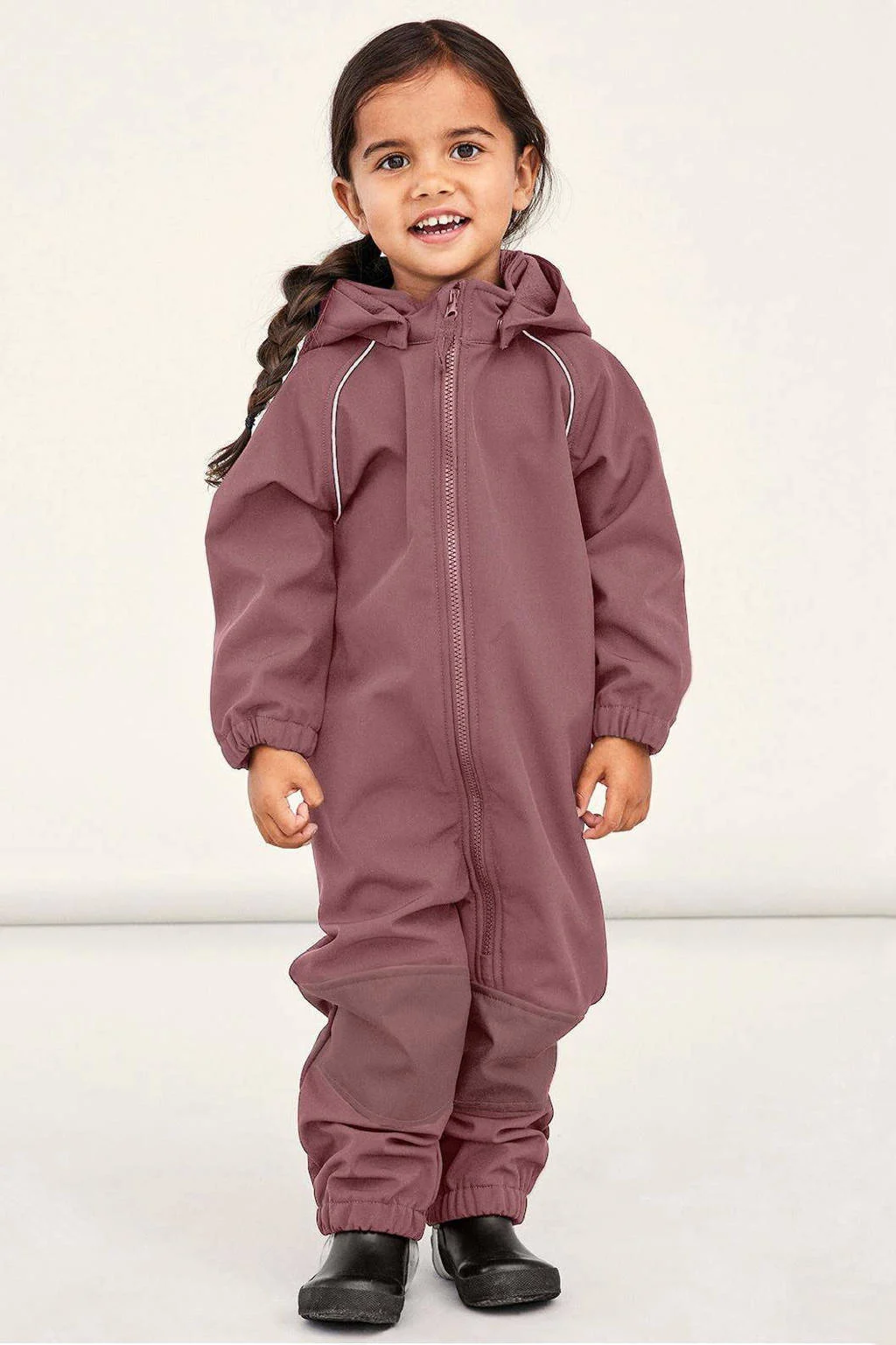 NAME IT softshell buitenspeelpak NMNALFA oudroze