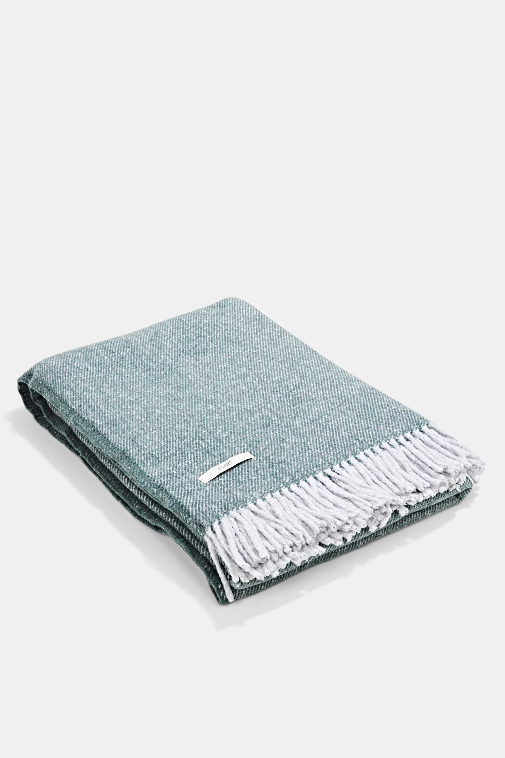 Plaid doux en coton mélangé