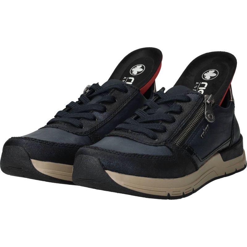 Rieker Sneakers Blauw Dames