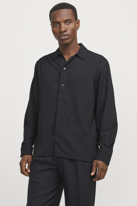Jack & Jones zwarte heren overhemd