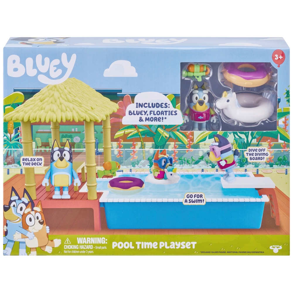 Bluey Pool Time Spielset
