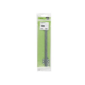 KARWEI draadeinden M6x200 mm (2 stuks)