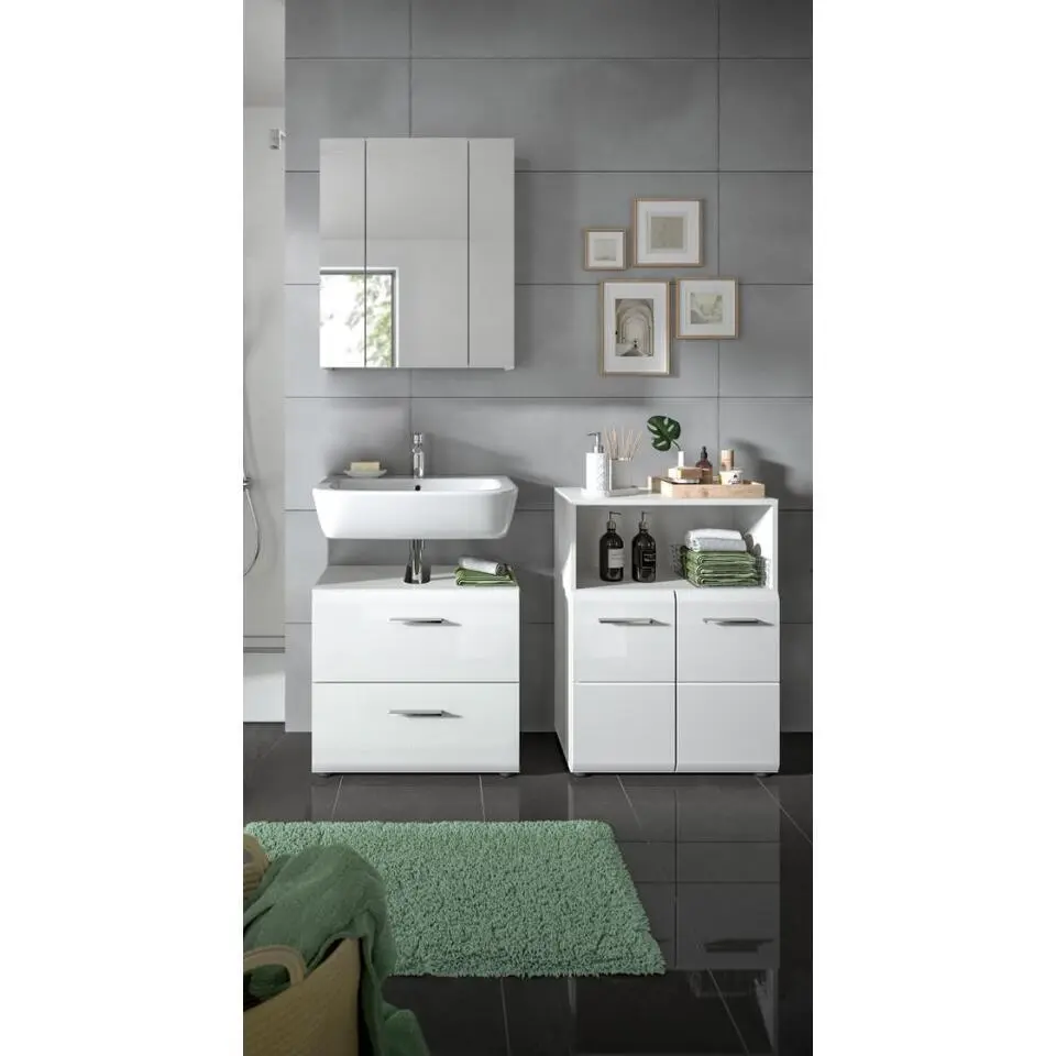 Hioshop Ice badkamer I59 wit hoogglans- wit