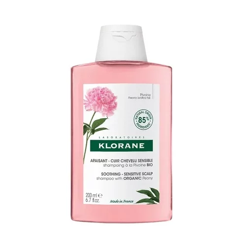 Pivoine - Shampoing à la Pivoine BIO - Apaisant - Cuir chevelu sensible - Klorane - 200ml