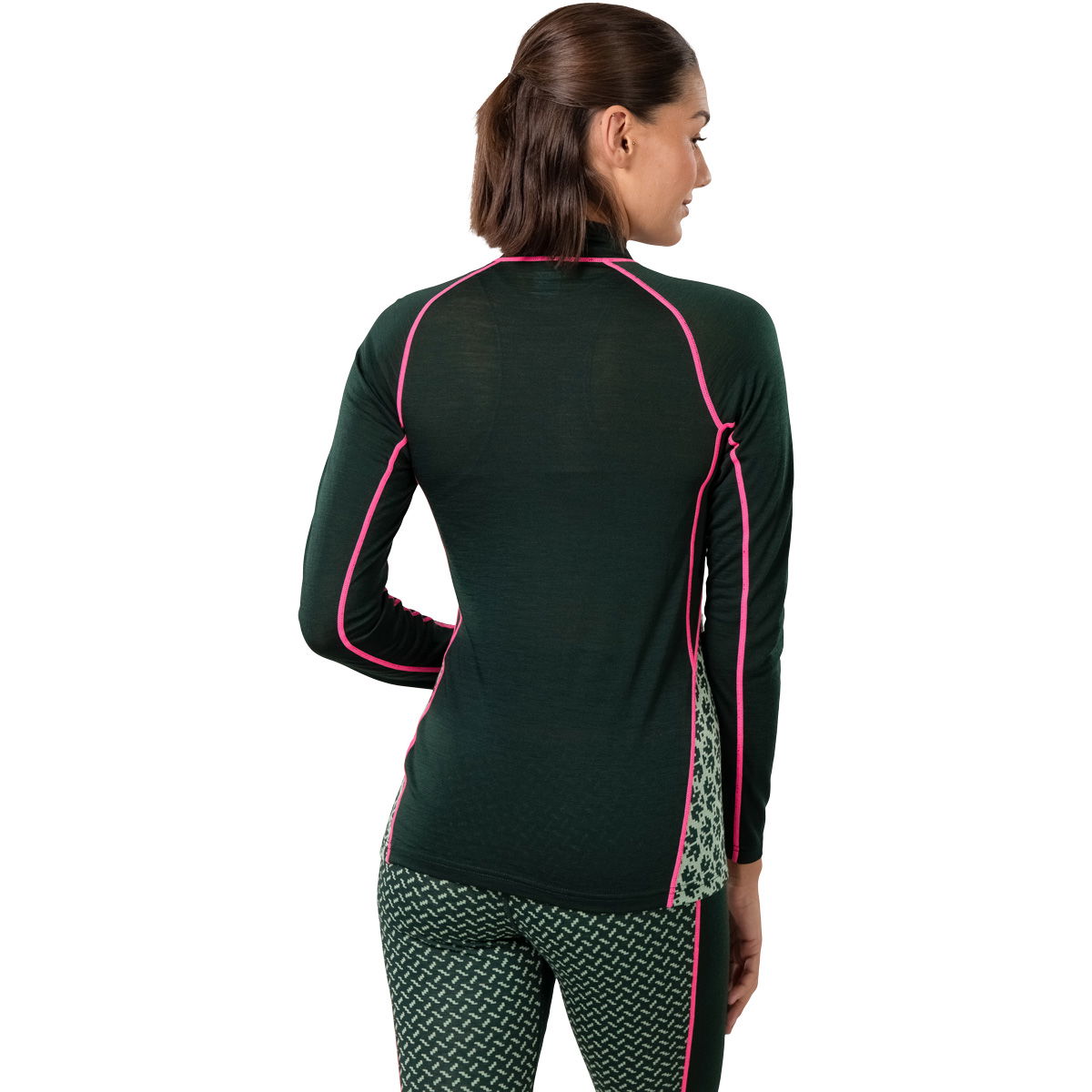 Kari Traa Lekker Merinould 1/2 Zip Skiundertrøje Dame