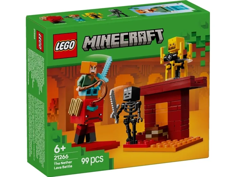LEGO Minecraft 21266 Nether-lavakampen