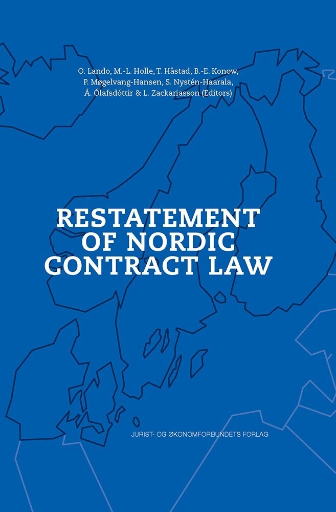 Restatement Of Nordic Contract Law - Peter Møgelvang-Hansen - Bog