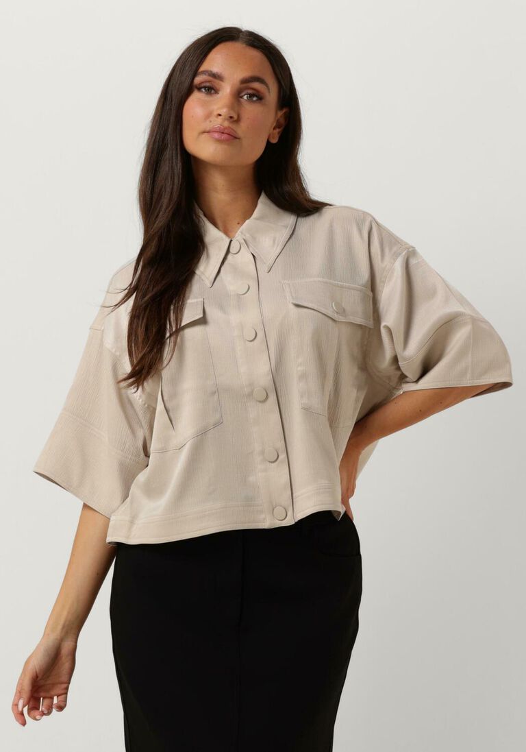 COPENHAGEN MUSE beige copenhagen muse blouse cmvianna-shirt