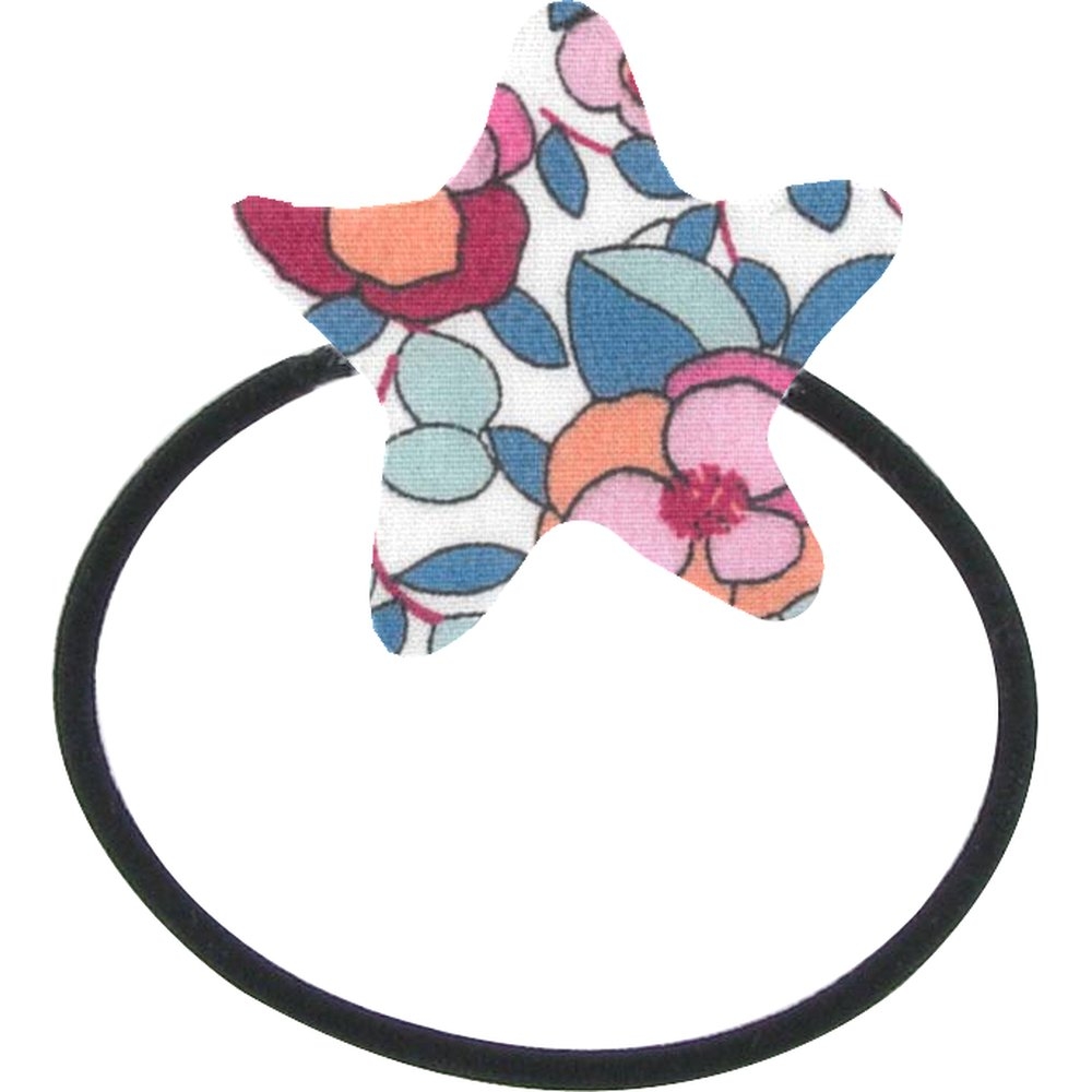 Elastique Cheveux Étoile Boutons Rose