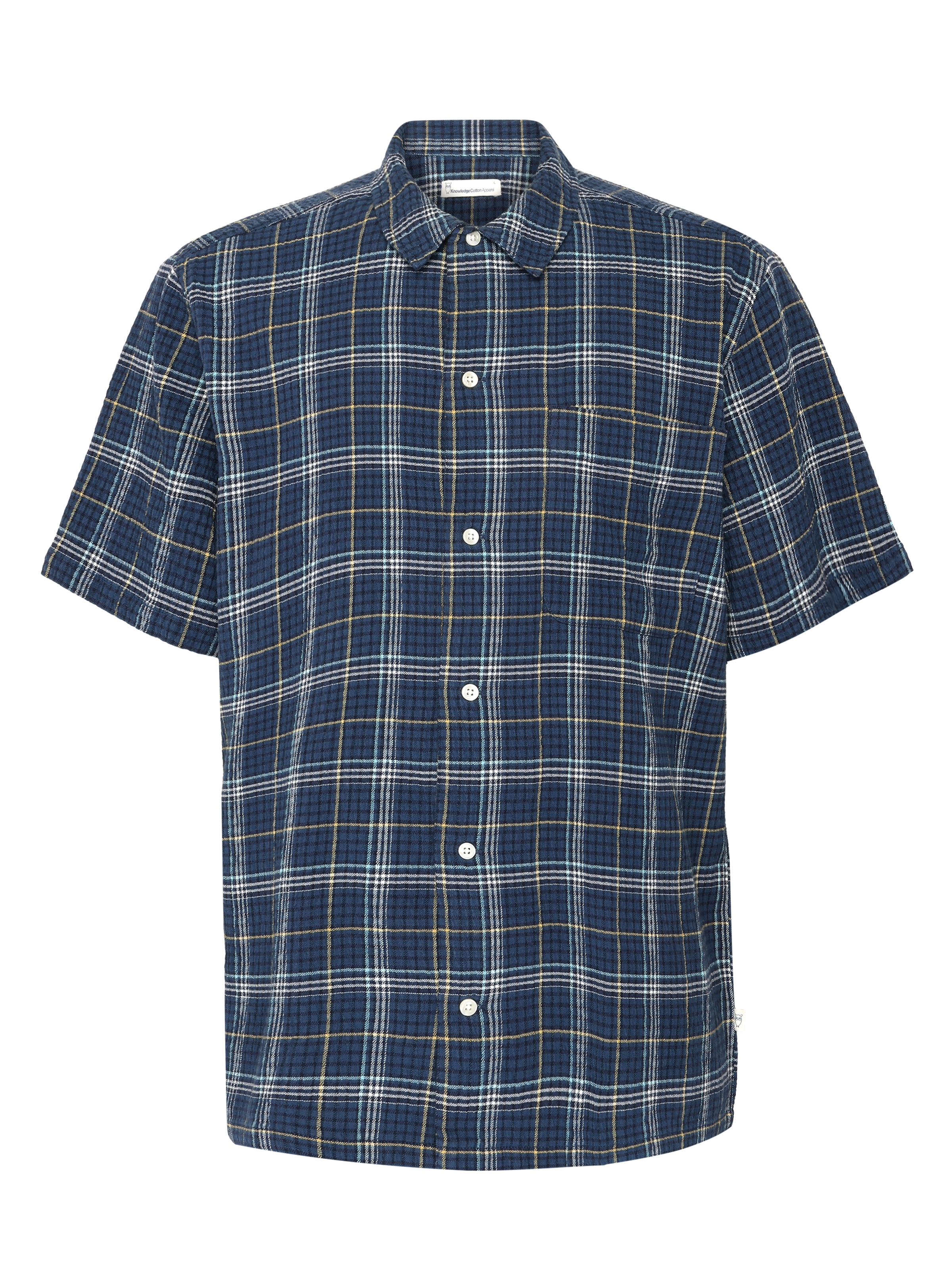 Box Fit Seersucker Short Sleeved Shirt M