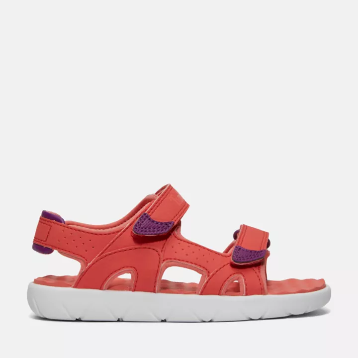 Sandales à double bride Perkins Row junior en rose