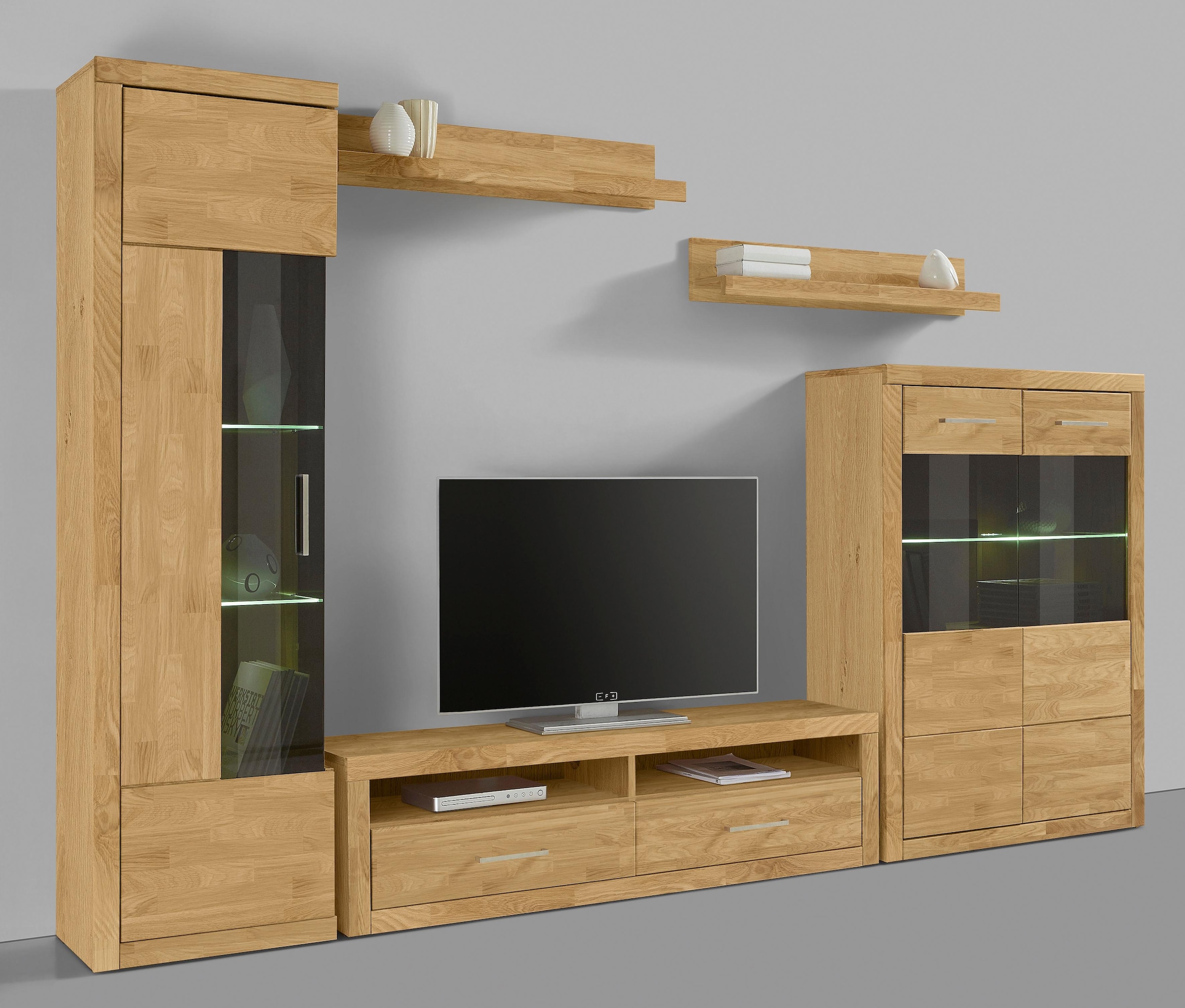 Home affaire Wohnwand »Ribe Wohnwand Set-5 St.« 5 Stk. tlg.