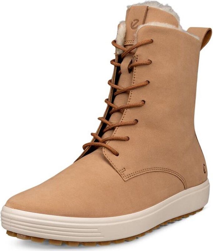 Ecco Soft 7 Tred W Veterboots cognac Nubuck