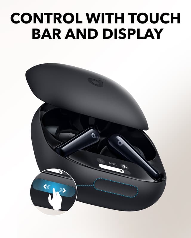 Soundcore Liberty 4 Pro true wireless in-ear høretelefoner (sort)