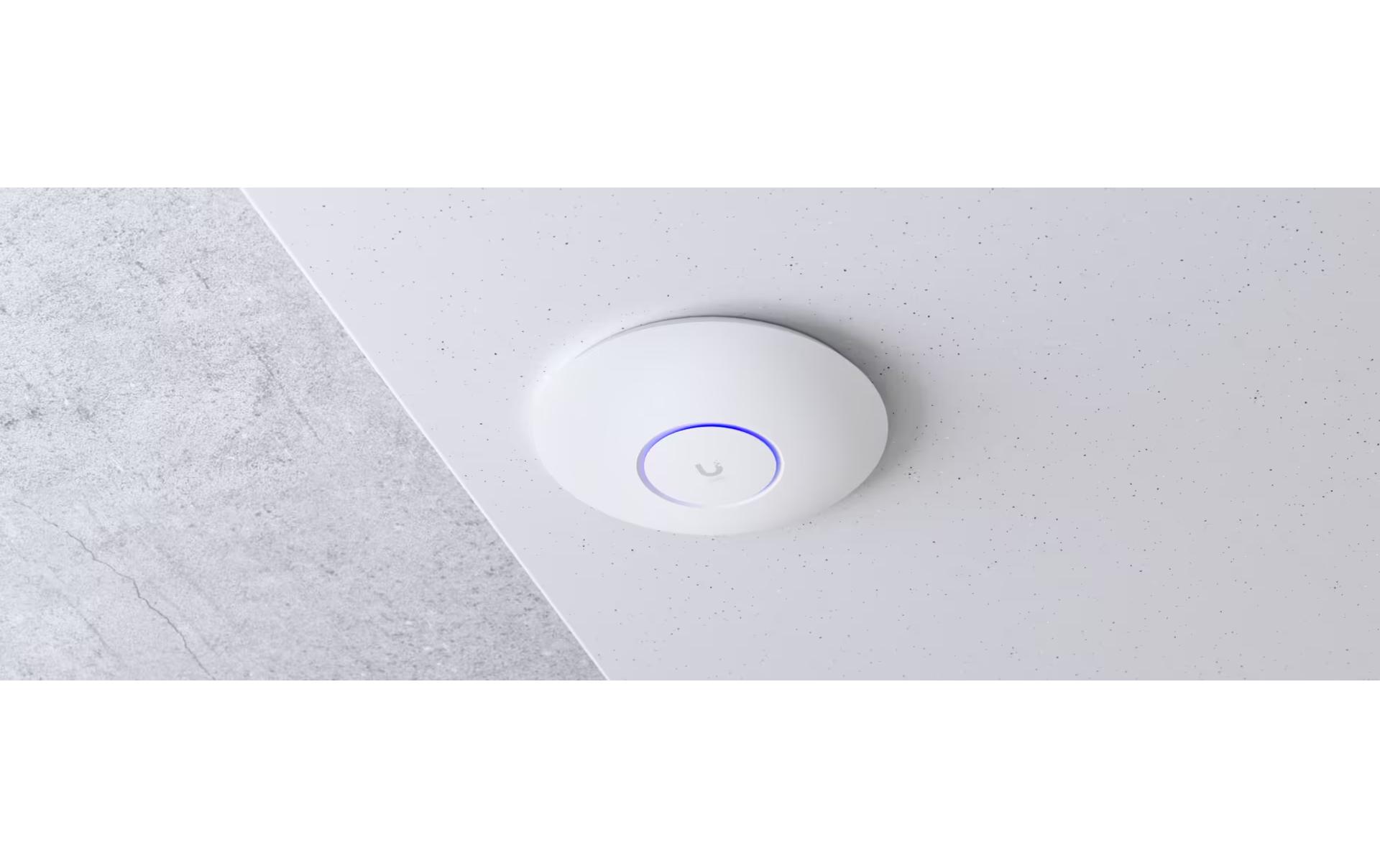 Access Point U6+ ohne PoE-InjectorUniFi WiFi U6+ Indoor Access Point, 300 Client-Support, 2.9 Gbps Durchsatzrate
