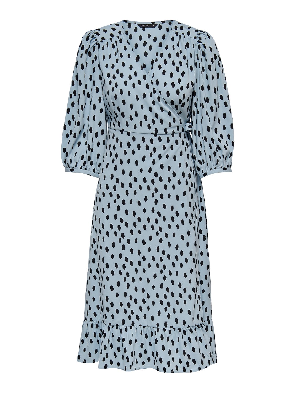 ONLOLIVIA Langes Kleid Blue Fog