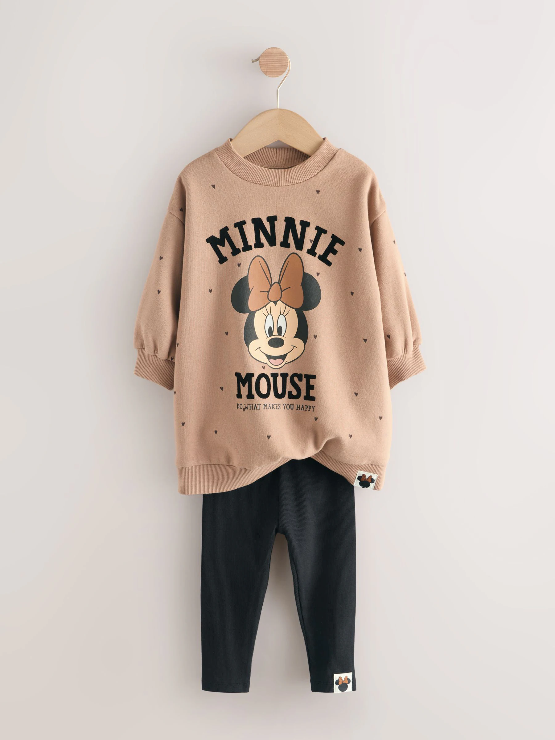 minnie mouse - Set met jurk en legging met Disney-print (3 mnd-7 jr)