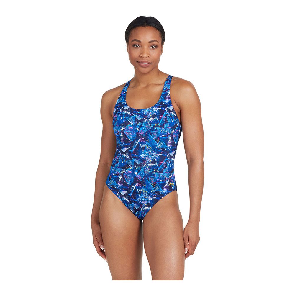 Zoggs ACTIONBACK - Maillot de bain 1 pièce Femme catalyst print
