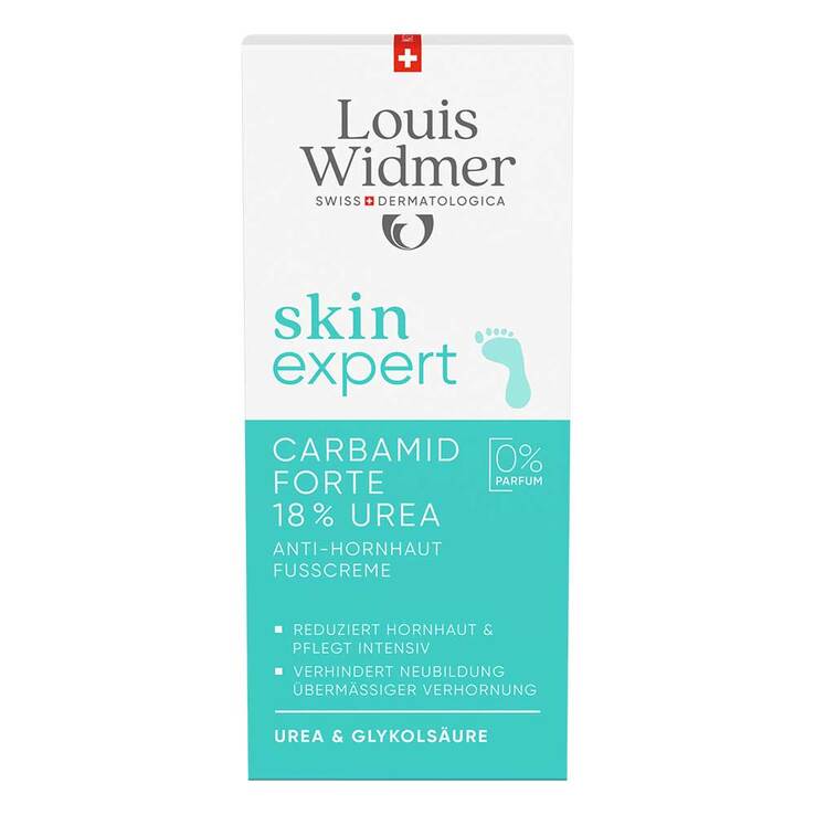 Widmer skinexpert Carbamid Forte Fußcreme 18%Urea unp, 50 ml