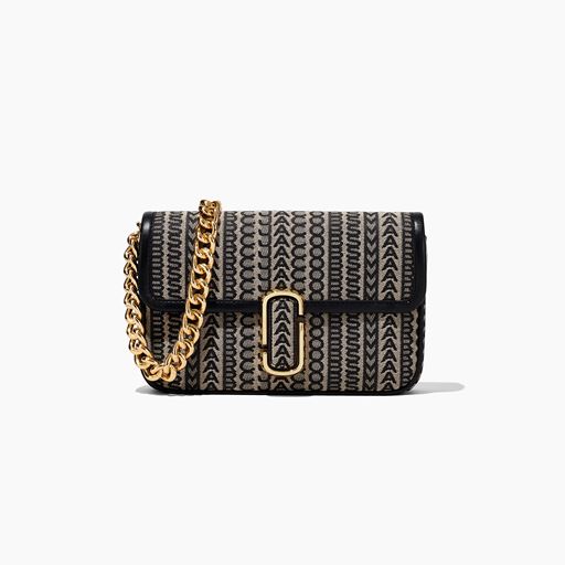Marc Jacobs The Monogram J Marc Skuldertaske, Beige Multi