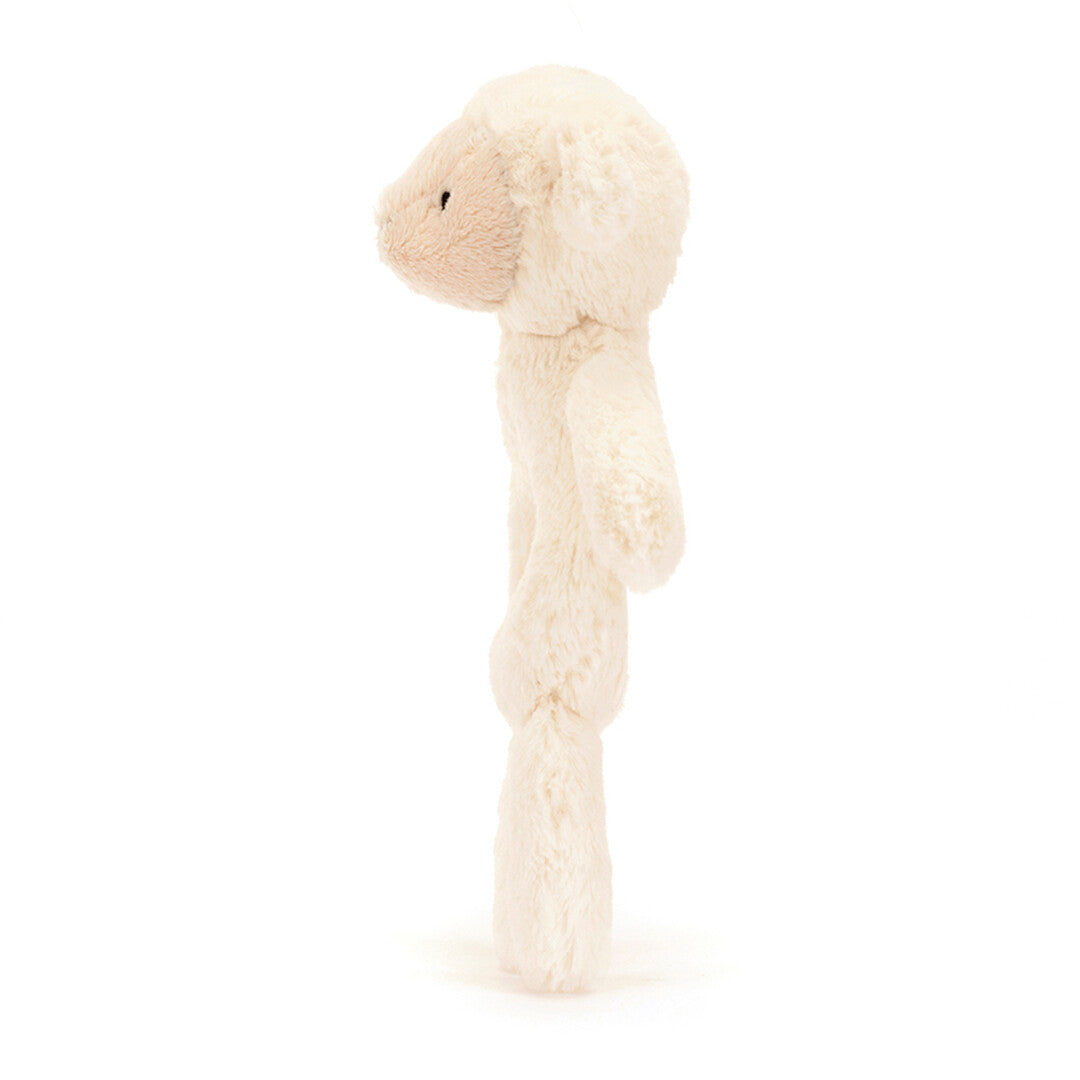 Jellycat rammelaar bashful lammetje - 18 cm