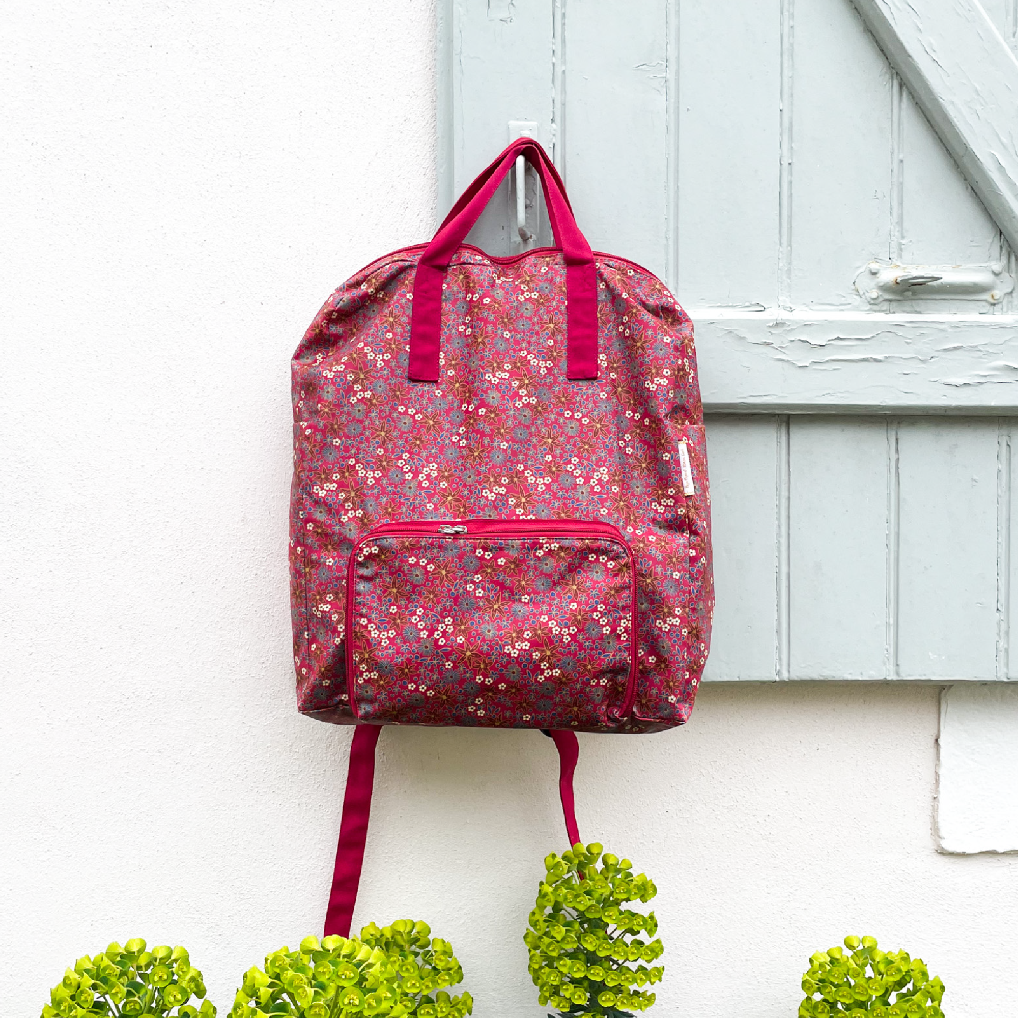 Sac À Dos Pliable Gaby Badiane Framboise