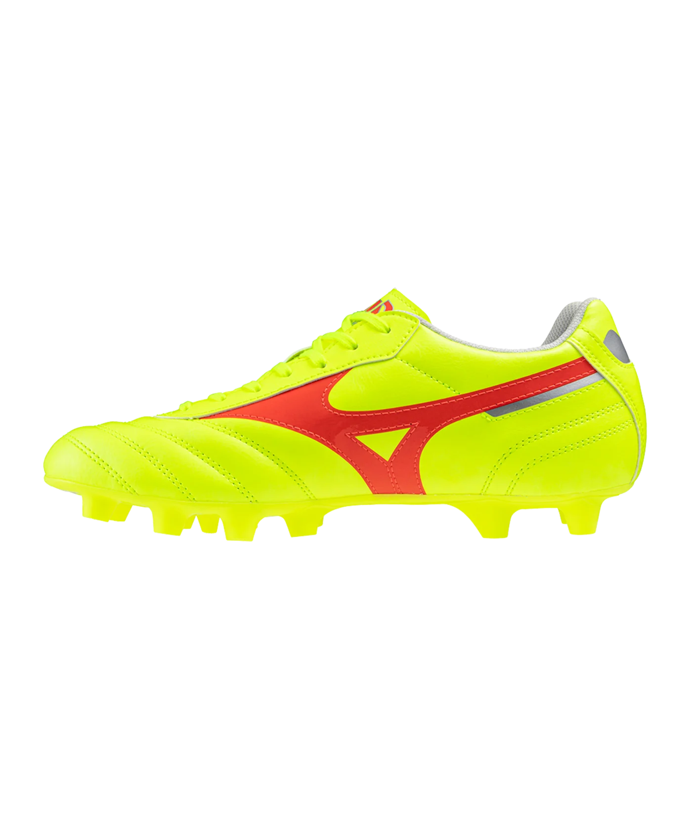 Mizuno Morelia II Club FG Dyna Gelb Rot Silber F45
